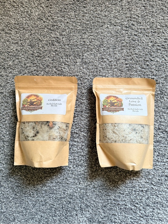 Hearth, Hammer & Harvest Other - Hearth, Hammer & Harvest Herbal Bath Salt Duo – 2 x 400g Unopened 2 for 1